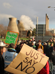 Mass protest again Fossil Fuel infrastructure in the Scottish Central Belt